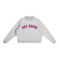Essential Fleece Mock-Neck Crew Sweatshirt